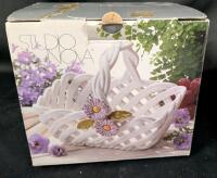 Studio Nova Floral Fantasy Rectangle Basket 8"