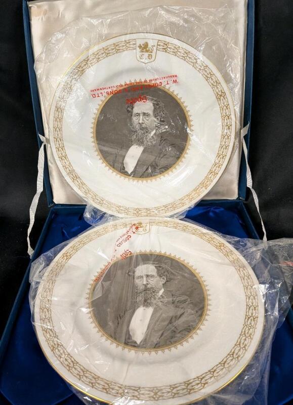 2 Vintage Spode Charles Dickens Plate.