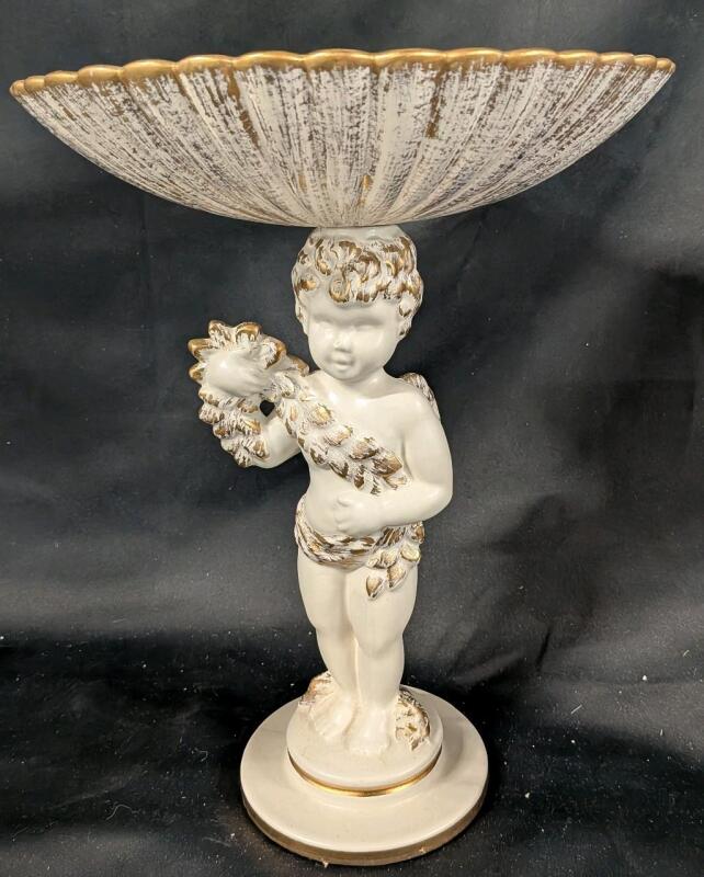 Vintage Cherub Bird Bath