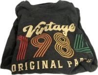 New XXL Vintage 1984 Women Dark Grey Shirt