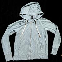 New Size SM Women's KIRKLAND Full-Zip Hooded Long-Sleeve Athletic Top