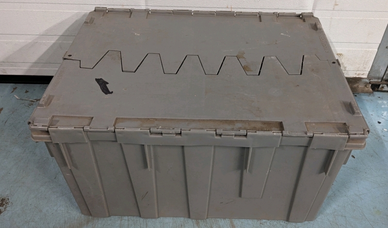 Plastic Buckhorn Storage Crate