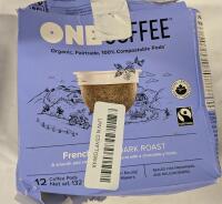 [BB 2026 FE 02] 12 New One Coffee Coffee Pods. French Dark Roast
