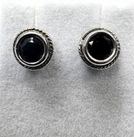 Sterling Silver Natural Blue Sapphire (1.99ct) Earrings, W/A $420.00. Sapphire is the birthstone for September.