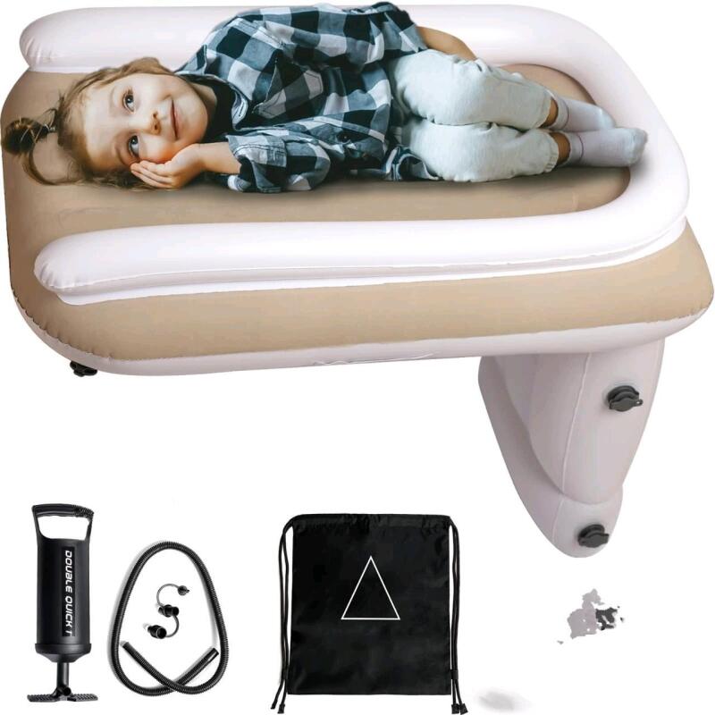 New Portable Baby/Small Child Inflatable Airplane Bed / Airplane Seat Extender, MT 1118
