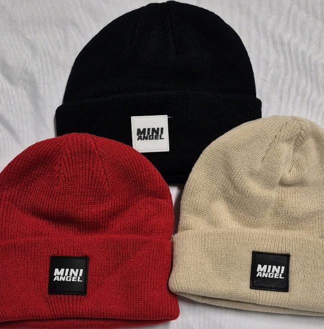 3 New sz Small Toddlers Mini Angel Beanie Knit Warm Winter Hat