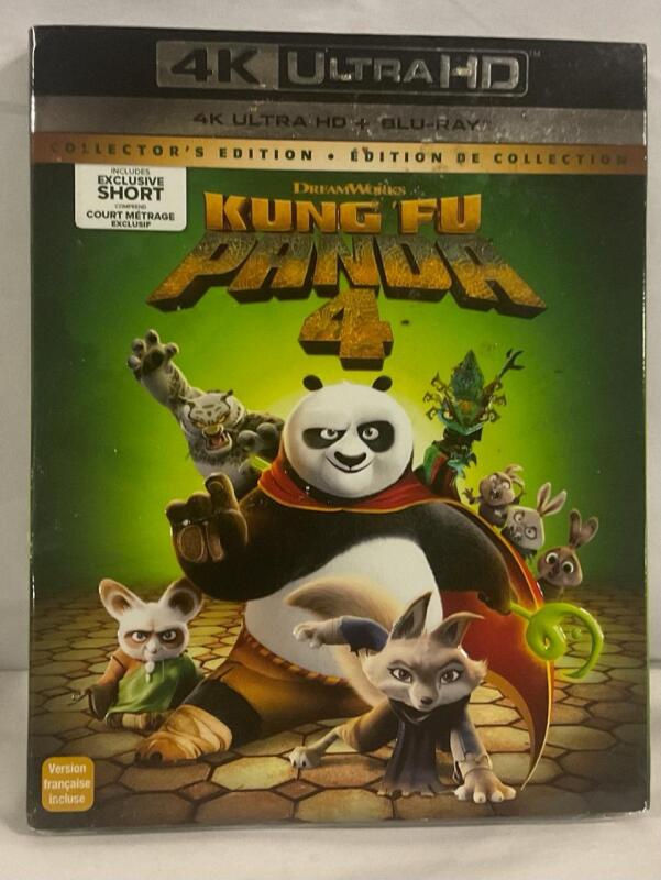 New Kung Fu Panda 4 4K ULTRA HD Blue Ray