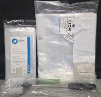 New Bathroom Accessories Lot Peva Shower Liner, Toilet Cleaner, Clear Shower Curtain Liner