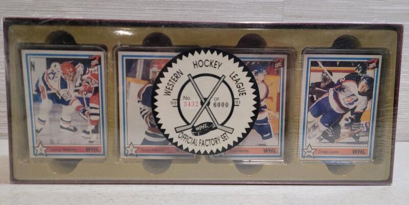 1990-91 WHA Western Hockey Leagues Trading Card Set - #3432/6000 . Sealed