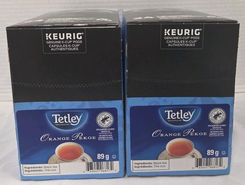 (BB2026/Al/08) 2 New Keurig Tetley Orange Pekoe 24 Pack