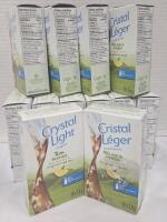 (BB2027FE18) 12 New Cristal Leger 10 Sachets
