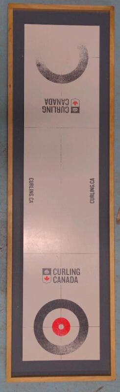 Curling Canada Deluxe Wood Tabletop Curling board