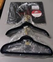 New Joy Mangano's Huggable Hangers, 24 velvet soft hangers and accessories