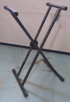 As New Quik Lol Metal Keyboard stand, Black