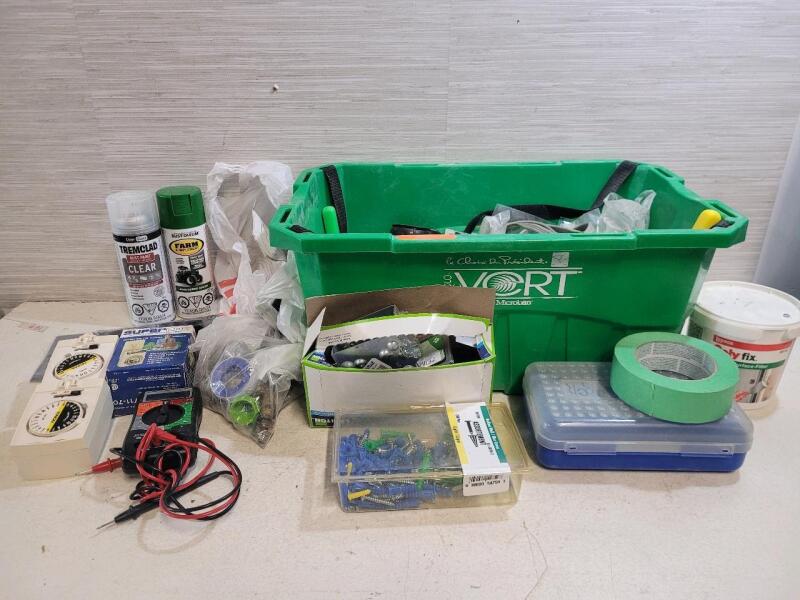 Home Improvement Lot . Tools , Electrical Items , Switches , Screws & Nails plus more
