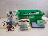 Home Improvement Lot . Tools , Electrical Items , Switches , Screws & Nails plus more