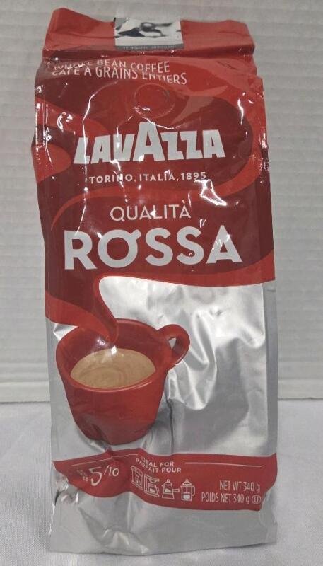 (BB30/29/2]25)Lavazza Qalita Rossa Whole Bean Coffee