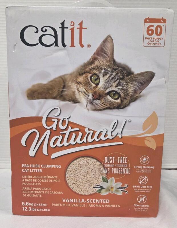 New Catit Vanilla Scented Cat Litter