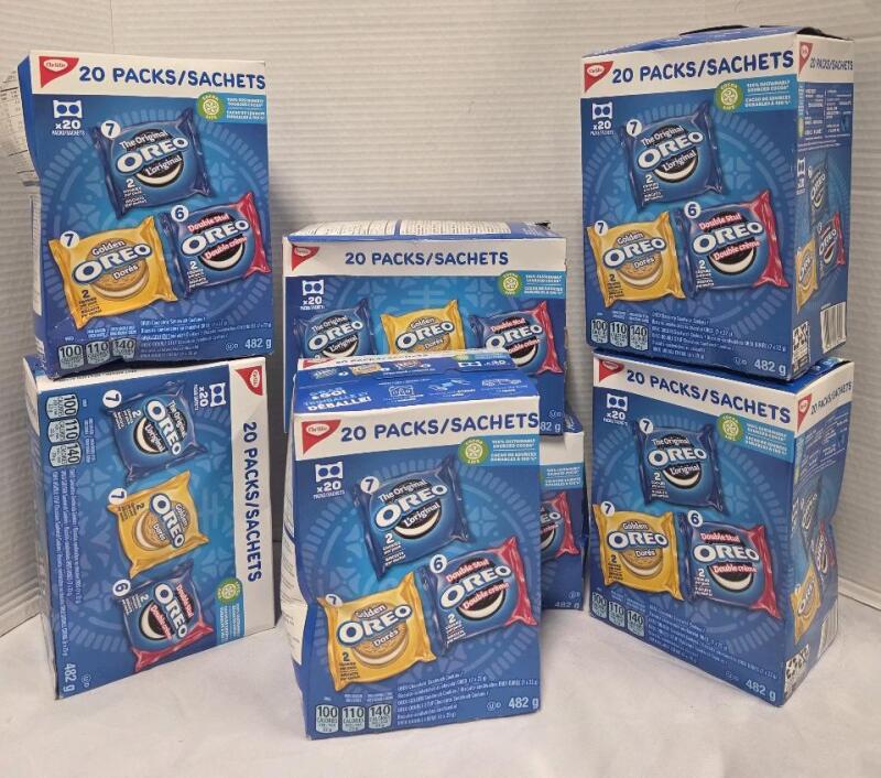 (BB2025JN11 7 Mixed Oreo Packs 20 pack in each