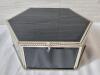 Black Glass Jewelry Box with Assorted Jewelry . Rings , Brooches , Bracelets , Necklaces . - 5