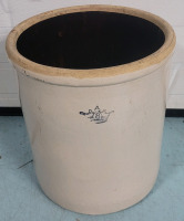 Vintage #8 Crown Crock - crack down side