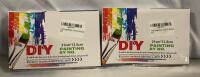2 [Adult Crafts] New Passionate Adult Couple DIY Paint-By-Numbers Kit, 16" &times; 20"