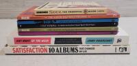 Eight (8) Music History Books . Soul , Metal , Toronto Music Scene , Rock plus more