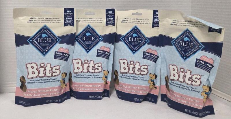 (BB 2025MAY22) 4 Blue Superior Nutrition Bits Training Treats