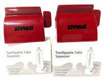 2 New Zivigo Toothpaste Tube Squeezers