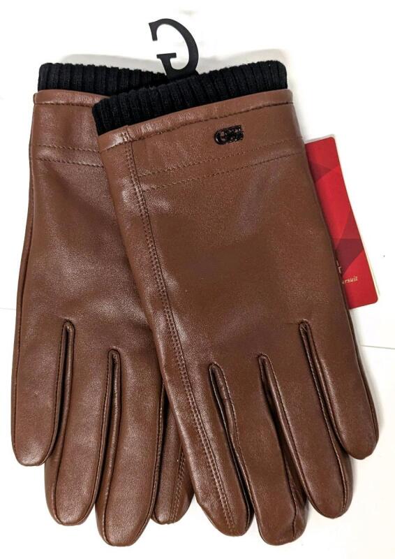 New Size MED Men's GSG Wool Blend Lined Touchscreen Genuine Leather Gloves