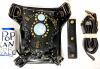 New Steampunk Crossbody Shoulder Bag Messenger Gothic Waist Fanny Pack Chain Drop Leg Hip Holster Belt Purse Pouch - 2