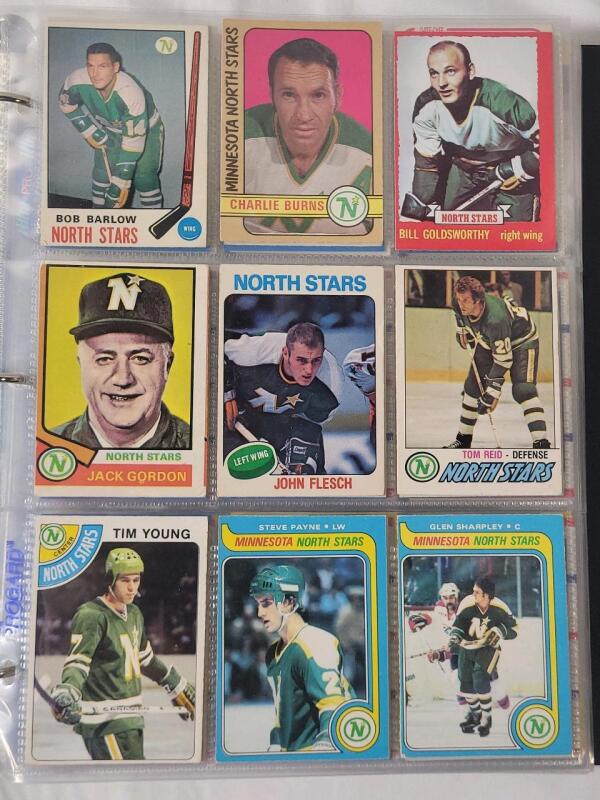 1969 - 2023 Minnesota North Stars / Dallas Stars NHL Hockey Trading Card Singles , 201 Trading Cards