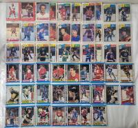 1973 - 1989 O Pee Chee NHL Hockey Trading Card Singles , 69 Trading Cards .