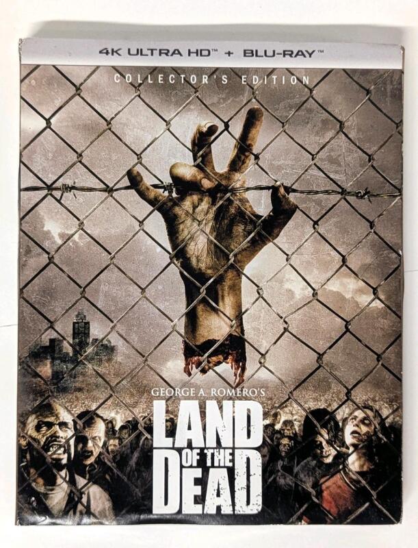 New 4K Ultra HD Plus Blu-Ray LAND OF THE DEAD : Collector's Edition