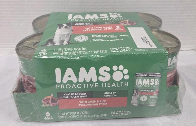 (BB2027Feb23) New IAMSO Proactive Health Adult Dog Food Lamb & Rice