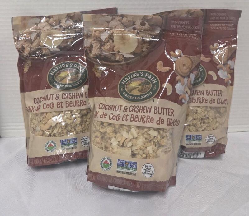 (BB2025MR31) 3 Nature's Path Coconut & Cashew Butter