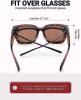 New IGnaef Oversized Fit Over Sunglasses for Women Men, Trendy Polarized Sunglasses for Driving with UV400 Protection CIF7511 - 2