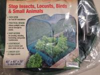 New Dalen Pop-Net Protective Garden Pest Screen, 40"x40"x39", 1/8" Mesh, Quick Pop-Up, Green