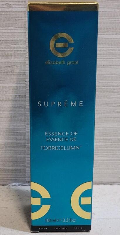 New Elizabeth Grant Supr&ecirc;me Essence of Torricelumn 3.3 fl. oz. Serum, Anti-Aging, Hydrating, UPC 829201003340