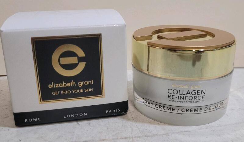 New Elizabeth Grant Collagen Re-Inforce Day Cr&egrave;me 1.7 fl. oz. with Box, Made in Canada
