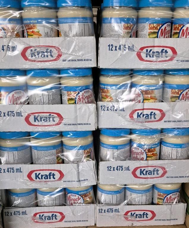 [BB 2025 SE 19] 96 New Jars Kraft Miracle Whip.