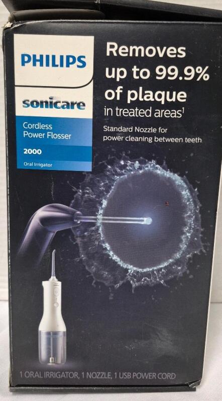 AS New Philips Sonicare Cordless Power Flosser - Damage to Box Product Unaffected