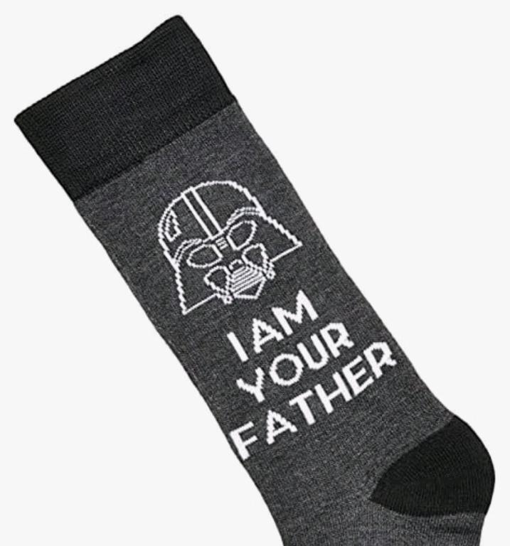 New Men's Size 10-13 STAR WARS CREW SOCKS