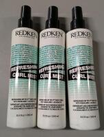 3 New Redken Refreshing Curl Mist.