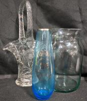 3 Pieces of Glasswear