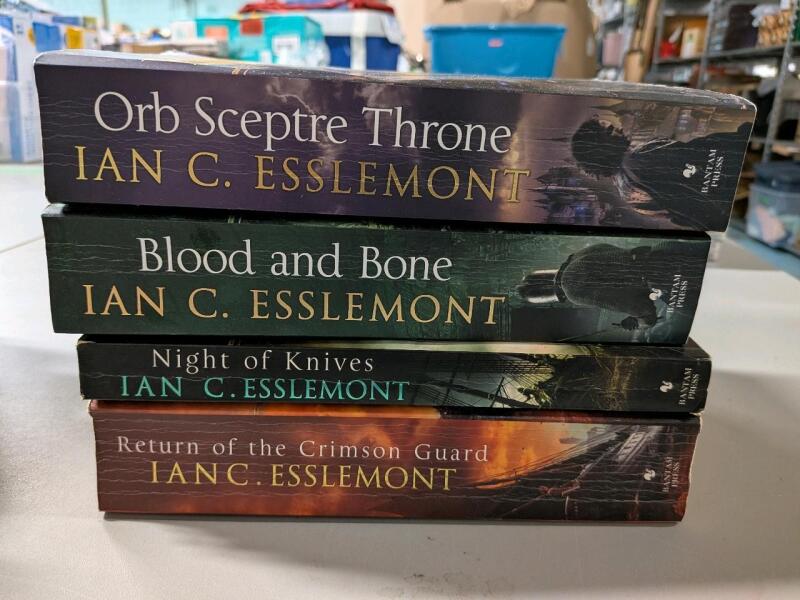 4 Softcover Novels by Ian C. Esslemont.