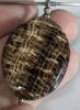 Polished Aragonite Pendant on 15" Sterling Silver Chain Stamped 925 - 3
