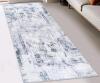 New - Dolic 2&times;6 Runner Rug Modern Abstract Hallway Runner . Washable Non-Slip Hallway Runner Rug . Grey - 2