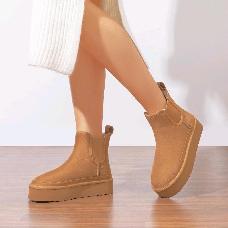 New Size 8 Women's BACIA Slip-On Brown Suede Boots