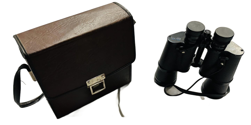 Vintage Bushnell Sportview 10x50 Extra Power Binoculars, Fully Coated Optics, Case & Caps